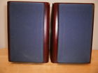 10-20wat 60-1361 Emerson Research Pair Bookshelf Speakers Cherry Finish Blue Grills 4ohm