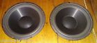 12728 Eminence Woofers Pair Vintage 12 Inch Used Working As-is Loose Dust Cap