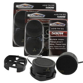 2 Packs 500 Watts Super High Frequency Mini Tweeters Surface Mount Audio Drift
