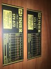 2a8-157 Springfield Speaker Fisher Studio Standard Badges For Inside Grill