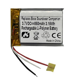 771420-0010 3.7v Ah803040 Battery For Bose Soundwear Companion Wearable Speaker