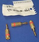 45-812gbr Philmore Gold Plated Speaker Wire Pin Compression Style