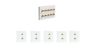 5.0kns Msg Speaker Wall Plate Kit White Gold Binding 7427074215544
