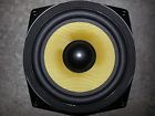 55-1510 6.5 " Pair - Cone 2 Ohm Shielded 8 Woofers Yellow Fiberglass Mcm