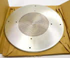 60-8 Soundolier Ceiling Intercom Wall Plate Grill Speaker Cover Silver Round