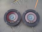 7603 Pair Ohm Flange Dome Tweeters Stereo Speakers Japan