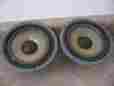902-5107 Infinity 6 Clear Poly Woofers W Black Dust Cap Needing New Surround Foam