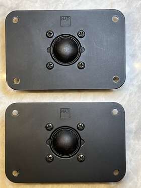 2629-701 A/d/s/ Pair Of Braun Ads Dome Tweeters From Nad Model 20 Speakers