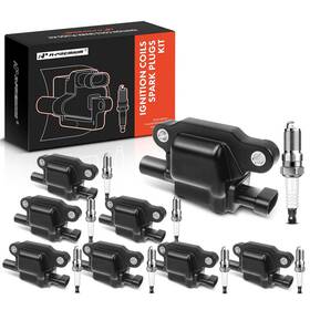 A-premium B09z6m2brl A-premium Set Of 8 Ignition Coil Pack And Iridium Spark Plugs Square