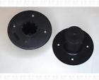 Ah-128 Loudzen Black Plastic Ribbed Speaker Tripod Stand Pole Mounts Top