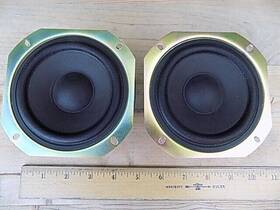 80-cp5-002-01 Aiwa 4.5 Inch 6 Ohm 100 Watt Micro-woofer Speaker Pair