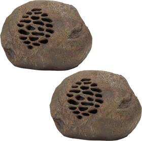 Qlp952slr-2 Alpine Corporation Weather-resistant Bluetooth Solar-powered Wireless Rock