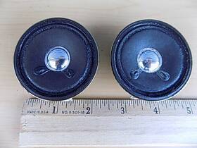 1-544-963-11 Altec Lansing Sony 2 Inch Full Range Boombox Speaker Pair 2.7 Ohms Watts