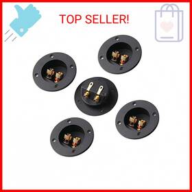 Arroyner 726084489196 5pcs 3-inch Speaker Box Terminal Cup Diy 2-way Binding Post