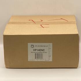 Vp14enc Atlas Sound Lp Vandal Proof Speaker Enclosure 8 Inch Beige For Vp14 Sealed