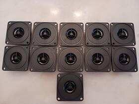 Amtw51a Audax Lot Of 11 New Old Stock Polymer Tweeters 4 Ohm Nos