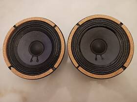 Hif12eb Audax Pair New Old Stock Polydax Hif 12 Eb Midrange Drivers Mid Speakers Vintage