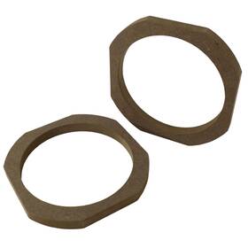 Audiopipe 784644229293 Pair Of Customizable Universal 6.5 Inch Mdf Wood Speaker Rings