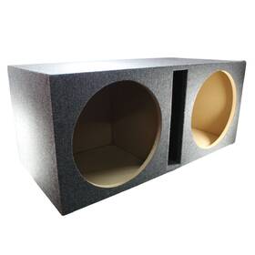 Ap-bvhd-215c Audiopipe Dual 15 Inch Vented Carpeted Subwoofer Box Made With Heavy-duty Mdf Construction
