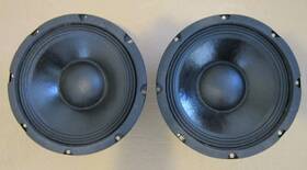 8in.4ohm.pa.eight Audioselect Inch.8-1/4 New 2 8 Inch Woofer Replacement Speakers Pair Guitar 4ohm Pa Pro Audio 8.25 Frame