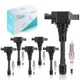 B0bzztw622 Aulink Uf550 C1670 Ignition Coil Spark Plug 6 Pcs For Infiniti Ex35 Fx35 G25