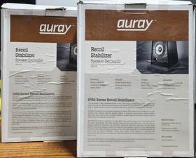Auray 847628564190 Recoil Stabilizer Speaker Decoupler Iprs-m Lot Of 2