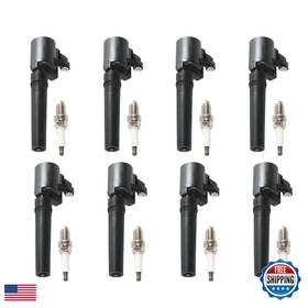 B0dbdtbhpc Autodevil Fd506 Ignition Coil Pack Iridium Spark Plugs 8pcs Fits For 2002-2005