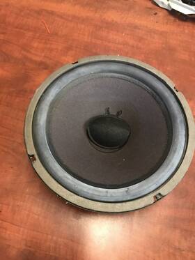 Adr116 Avid 1x 10 Inch Original Woofer From Model 102 Two Way Loudspeaker Has Damage