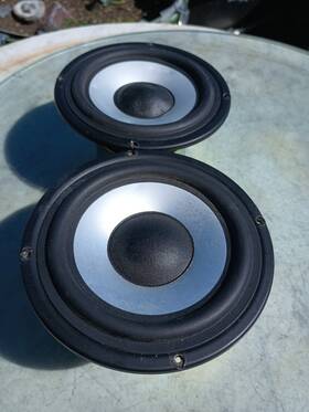 5a12-15ss Axiom 5a1215ss Pair Of Audio Millennia M30ti / M40ti/m22 V2 4.5 Inch Woofers Oem
