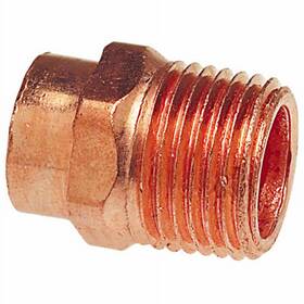 W01295d B&k Llc 10 Pack Pipe Fittings Wrot Copper Adapter 1-1/4- Inch Mpt