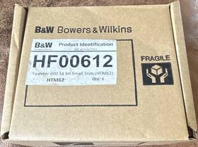 Hf00612 B&w Tweeter 600 S4 Small Trim For Bowers And Wilkins Htm62