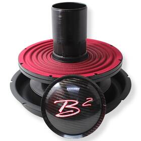 B2-ragexl12-d2-v2-rc B2 Audio Ragexl 12 Inch Re-cone Kit Drop 2-ohm 3 Coil Carbon Fiber