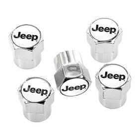 Baronlfi 657138024387 Logo Black Finish Valve Cap Covers Chrome B