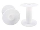 Bcacs32178 Cleverdelights Pack White Plastic Spools Empty Crafts Thread 634972118830