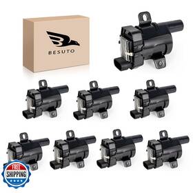 Besuto B0f1ctb6sy Ignition Coils Set Of 8 Compatible Chevy Silverado 1500 5.3l