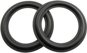 Bllndx Srfesr-6.5in-bl-2-re Rubber Ring 2pcs 6.5inch Black Speaker Foam Edge Surround Rings Repair