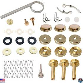 B08xqbj539 Brand Jiayouy Trumpet Repair Kit - Complete Set With Finger Buttons Valve Cap And Key