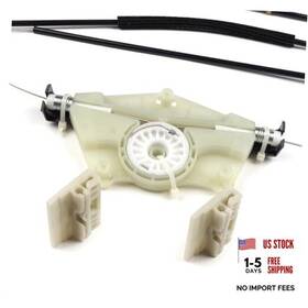 Bross Auto Parts Bwr777 Bwr777fba Window Regulator Repair Kit Front Left Door Compatible With Vw