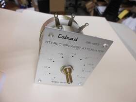 25-453 Calrad Speaker L-pad Volume Attenuator With Faceplate