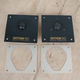 Hf1003 Celestion Pair Of Type T3538 Dome Tweeters 8 Ohm From Ditton 110 Speakers