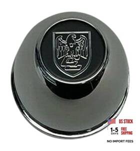 C8538 Center Line Wheels Bullet Style Chrome Snap In Wheel Cap 3.3 Inch Overall