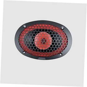 Cvpx69 Cerwin Vega Inc 6x9 120w 2-way Full Range Speaker With Horn Tweeter Black/red Single