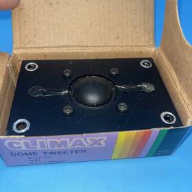 Dwt-703 Climax Vtg 4 X 2 3/4 Soft Dome Tweeter 8 Ohms 20 Watts Nos