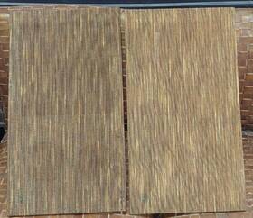 Bx-300 Coral Set Of 2 Orig 1960s/70s Model Grill Cloth Cover On Speaker Board