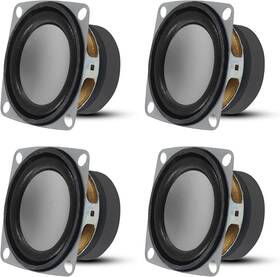 D-flife 701715473263 2 Inch 4ohm 3w Full Range Audio Speaker Stereo Woofer Loudspeaker For 4pcs