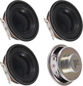 D-flife 711181870756 New 4 Pcs 1.5 Inch 3w Diy Full Range Speaker Woofer Set Fast Shipping