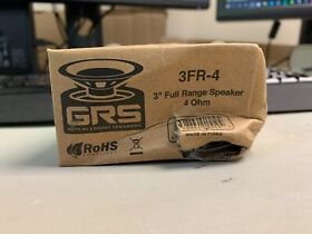 292-436 Damaged Box Grs 3fr-4 Full-range 3inch Speaker Driver 4 Ohm