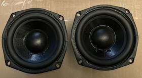 295-200 Dayton 295300 Pair - Vintage 5.25 Inch Shielded Woofer Speakers 8 Ohm