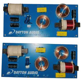 Xo3w-500 Dayton Audio 260-152 Xo3w-500/4k 3-way Speaker Crossover 500/4 000 Hz X-over Points