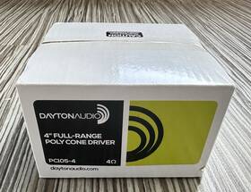 Pc105-4 Dayton Audio 848791004025 New 4 Inch Full-range Poly Cone Driver - Unopened Box